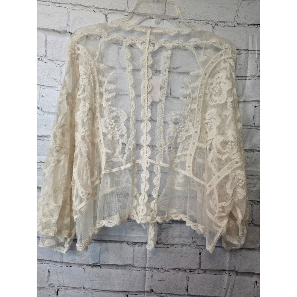 Lauren Conrad Women's Ivory Kimono - Picture 7 of 8